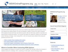 Tablet Screenshot of mswonlineprograms.org